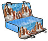 Basset Hound On Mount Rushmore Print Pet Seat covers