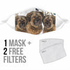 Tibetan Terrier Print Face Mask- Limited Edition