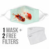 Oranda Goldfish Print Face Mask