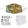 Abyssinian Cat Print Face Mask- Limited Edition