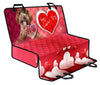 Valentine's Day Spacial Poodle Dog Print Pet Seat Covers