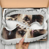 Cute Siamese Cat Print Running Shoes