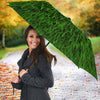 Green Grass Print Umbrellas