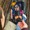 Manchester Terrier Print Women's Leather Wallet