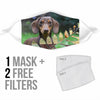 Dachshund Dog Print Face Mask