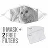 Turkish Angora Cat Print Face Mask