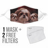 Shih Tzu Print Face Mask