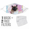 Balinese Cat Print Face Mask