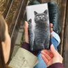 Cute British Shorthair Cat Print Women's Leather Wallet