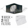 Cute European Shorthair Cat Print Face Mask