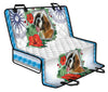 Saint Bernard Floral Print Pet Seat Covers