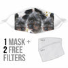 Cairn Terrier Print Face Mask- Limited Edition