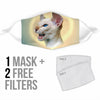 Lovely Peterbald Cat Print Face Mask