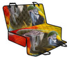 Blue and Yellow Macaw Print Pet Seat Covers