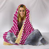 Dandie Dinmont Terrier Print Hooded Blanket