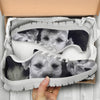 Border Terrier On Black Print Running Shoes