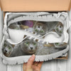 Korat Cat Print Running Shoes