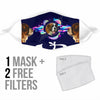 Saint Bernard Print Face Mask