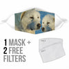 Great Pyrenees Dog Print Face Mask