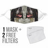 Pointer Dog Print Face Mask