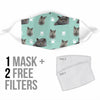 British Shorthair Cat Patterns Print Face Mask