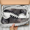 Korat Cat On Black Print Running Shoes- For Cat Lovers