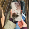 Lovely Chinese Crested Dog Print Women's Leather Wallet