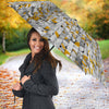 3D Wall Art Print Umbrellas