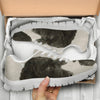 Cute Black Russian Terrier Print Running Shoes