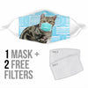 Lovely American Shorthair Cat Print Face Mask