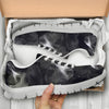 Greater Swiss Mountain Dog On Black Print Running Shoes