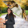 Shetland Sheepdog Print Umbrellas