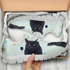 Cute York chocolate Cat Print Sneakers