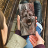 German Shepherd Print Women's Leather Wallet