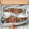 Amazing Nova Scotia Duck Tolling Retriever Print Running Shoes