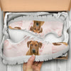 Cute Rhodesian Ridgeback Dog Print Sneakers