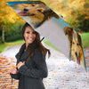 Cute Shetland Sheepdog Print Umbrellas