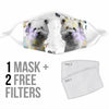 Lovely Glen of Imaal Terrier Print Face Mask