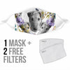 Airedale Terrier Print Face Mask- Limited Edition