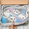 Van Cat On Colorful Print Running Shoes