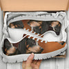 Bluetick Coonhound Dog Print Running Shoes