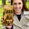 Chihuahua Print Women's Leather Wallet