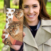 American Bobtail Cat Print Women's Leather Wallet