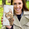 Bengal Cat Print Women's Leather Wallet