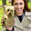 Dandie Dinmont Terrier Print Women's Leather Wallet