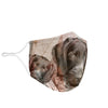 German Wirehaired Pointer Print Face Mask