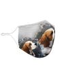 Beagle Print Face Mask