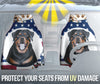 [AI Generated] Rottweiler From Washington Print Car Seat Covers