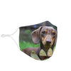 Dachshund Dog Print Face Mask