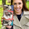 Bulldog Print Women's Leather Wallet